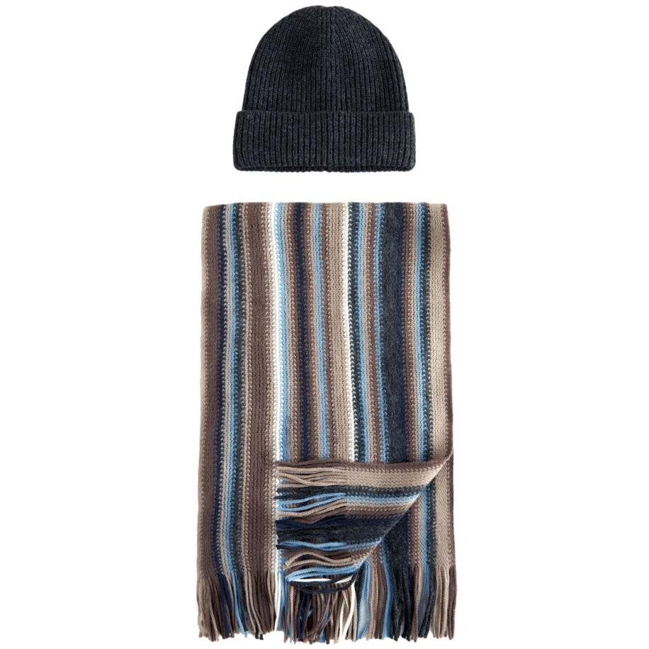 Next Next Muts gemengde kleuren / zwart -