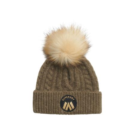 Superdry Muts beige / olijfgroen / zwart