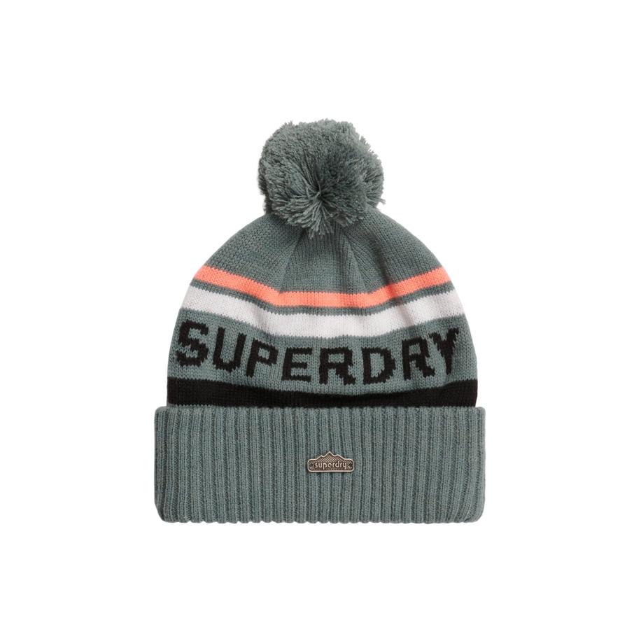 Superdry Muts marine / kaki / koraal / wit Groen