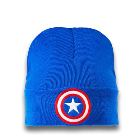Logoshirt LOGOSHIRT Muts Captain America – Logo blauw / rood / wit