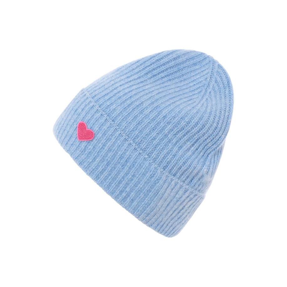zwillingsherz Zwillingsherz Muts lichtblauw / pink -
