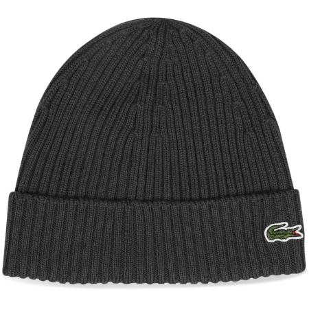 Lacoste Knitted Muts Wol Zwart -