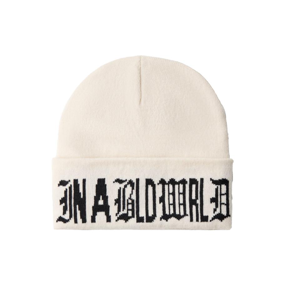 Bershka Bershka Muts ecru / zwart -