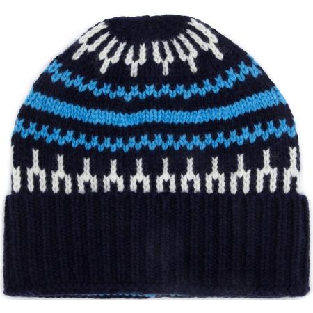 KnowledgeCotton Apparel Muts Wol Print Navy -