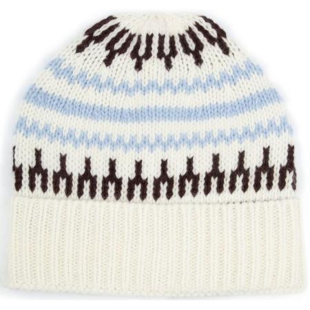 KnowledgeCotton Apparel Muts Wol Print Off white -