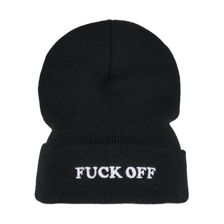 Mister Tee Muts Fuck Off zwart / wit