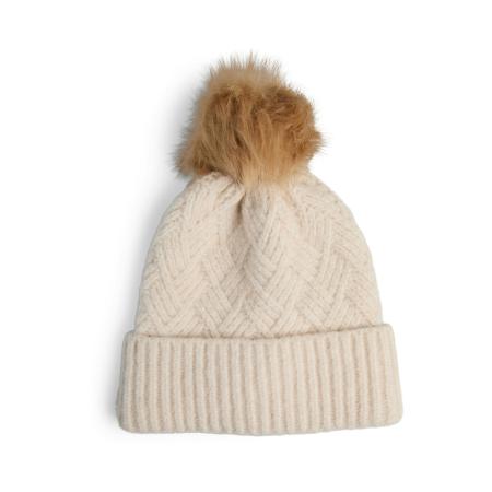 PIECES Muts bruin / lichtgrijs