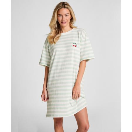 Hunkemöller Nachthemd ronde hals Groen