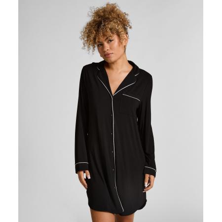 Hunkemöller Nachthemd Jersey Essential Zwart
