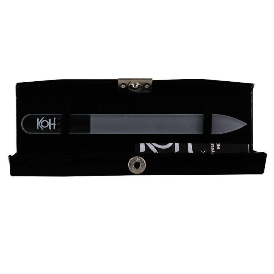 KOH Crystal Nail File Medium with Purse Case