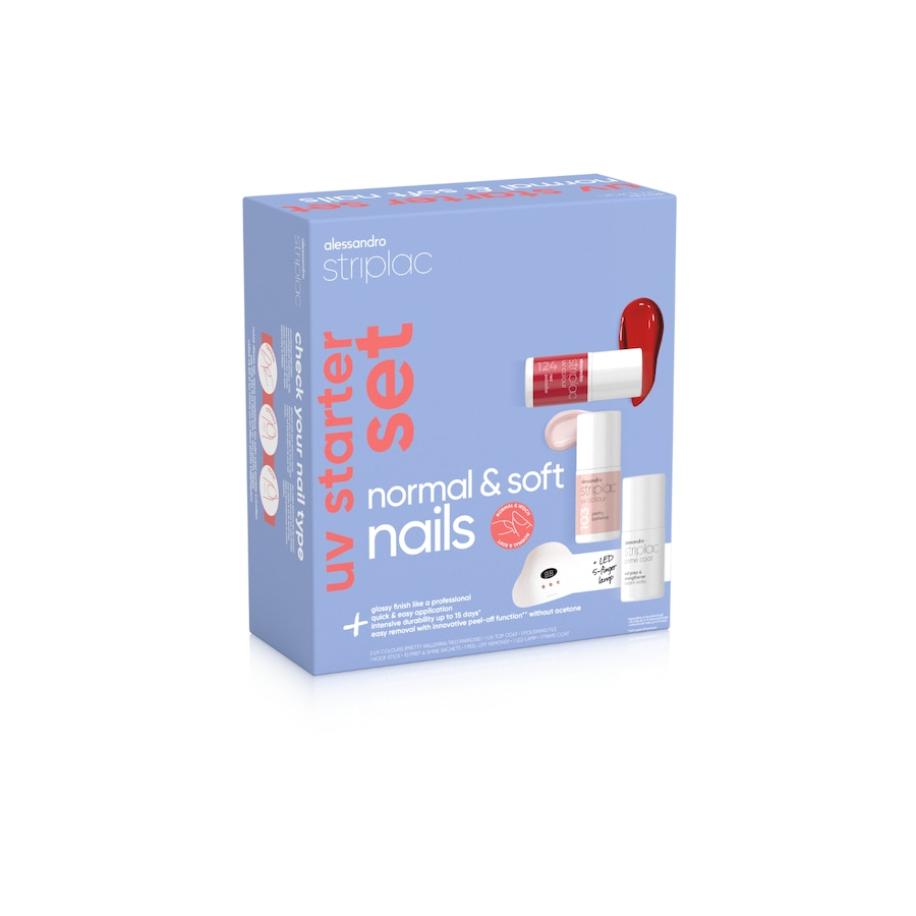 Alessandro Striplac UV Colour Starter Set Normal & Soft Nails Nagellak Dames
