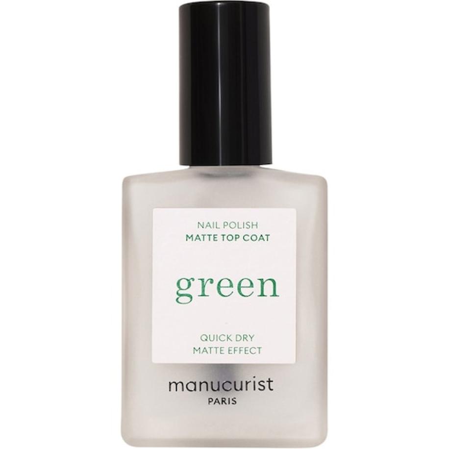 manucurist Paris Nagellak Groene matte toplaag Top coats Dames 15 ml