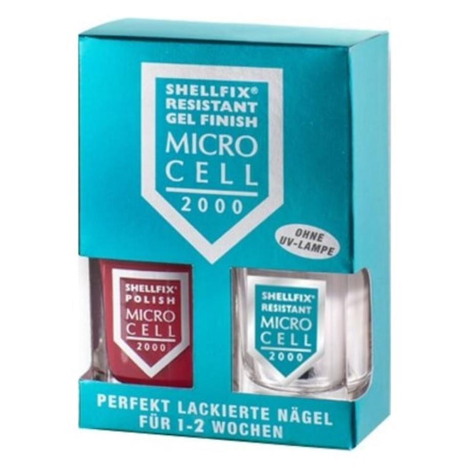 Micro Cell Nagelverzorging Shellfix Resistant Gel Finish Nagellak Dames 11 ml