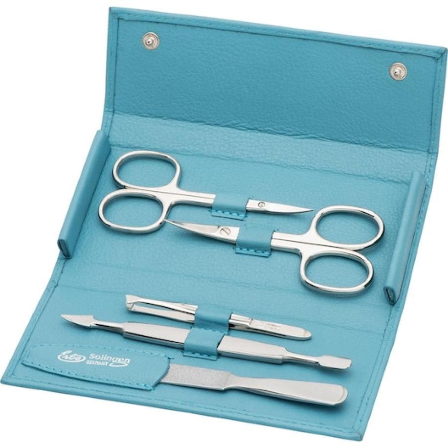 ERBE Manicure-etuis Drukknoopset, 5-delig, zeeblauw Make-Up Tas Dames