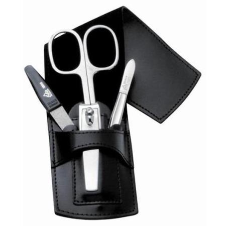ERBE Manicure-etuis Design-etui, 4-delig, zwart Hand- en nagelverzorgingssets Unisex