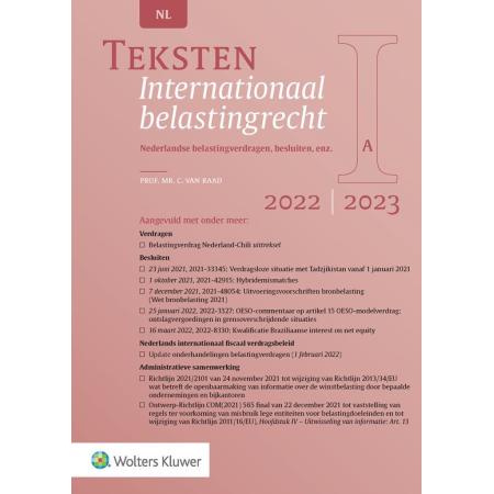 Teksten Internationaal belastingrecht 2022/2023