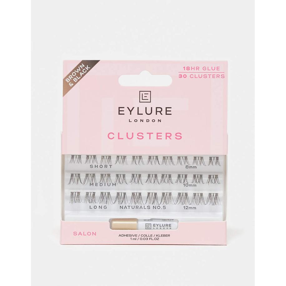 Eylure Naturals Clusters No.5 Valse wimpers Bruin/Zwart