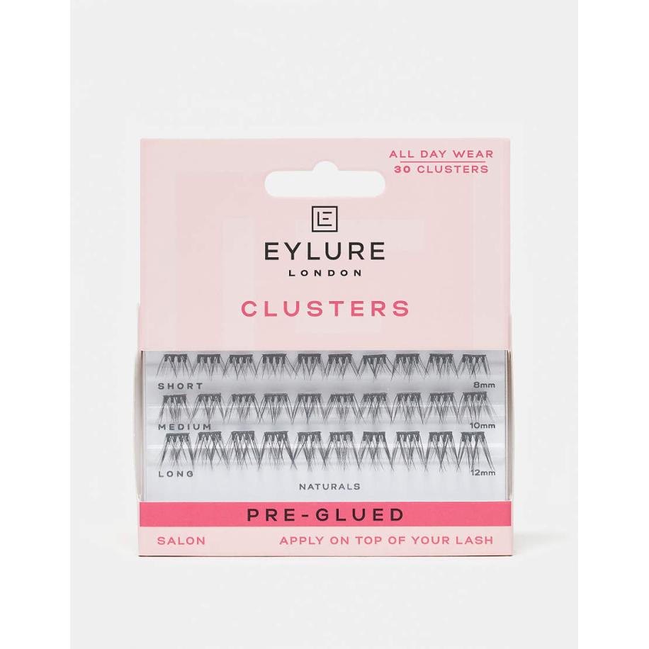 Eylure Pre-Glued Natural Clusters Valse wimpers-Zwart