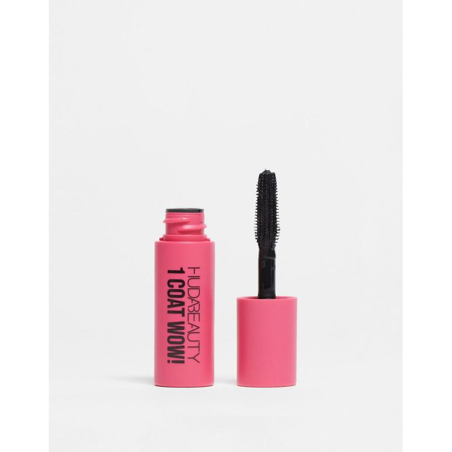 Huda Beauty 1 Coat WOW! Extra volume gevende en liftende mascara mini-Zwart
