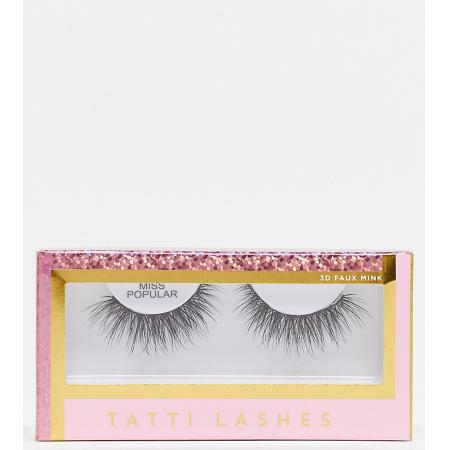 Tatti Lashes x ASOS Exclusive Nepwimper extensions Miss Popular-Zwart