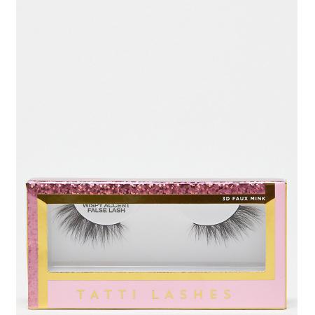 Tatti Lashes x ASOS Exclusive Wispy Accent Nepwimpers-Zwart