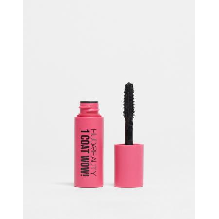 Huda Beauty 1 Coat WOW! Extra volume gevende en liftende mascara mini-Zwart