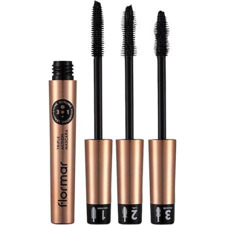 Flormar Mascara Triple Action Dames 8 ml