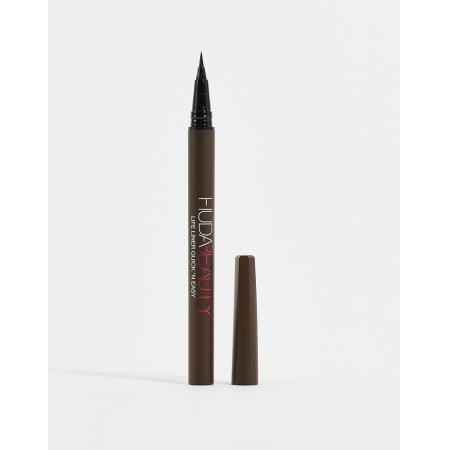 Huda Beauty Quick 'n Easy Precision Vloeibare eyeliner Brown-Bruin