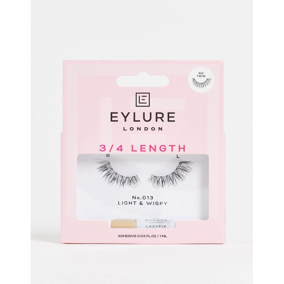 Eylure Kunstwimpers met 3/4e lengte in kleur 'Accent No. 13'-Zwart