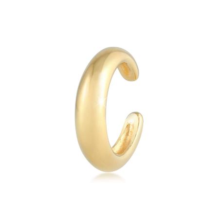 Elli Oorbel van 925 sterling zilver in goudkleur