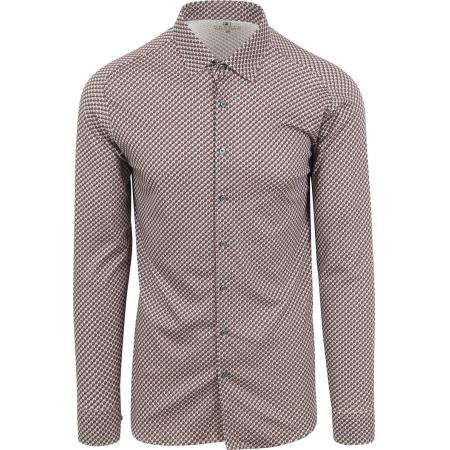 Desoto Overhemd Print New Moon Multicolour