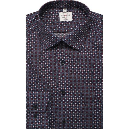 Marvelis Overhemd marine, Motief
