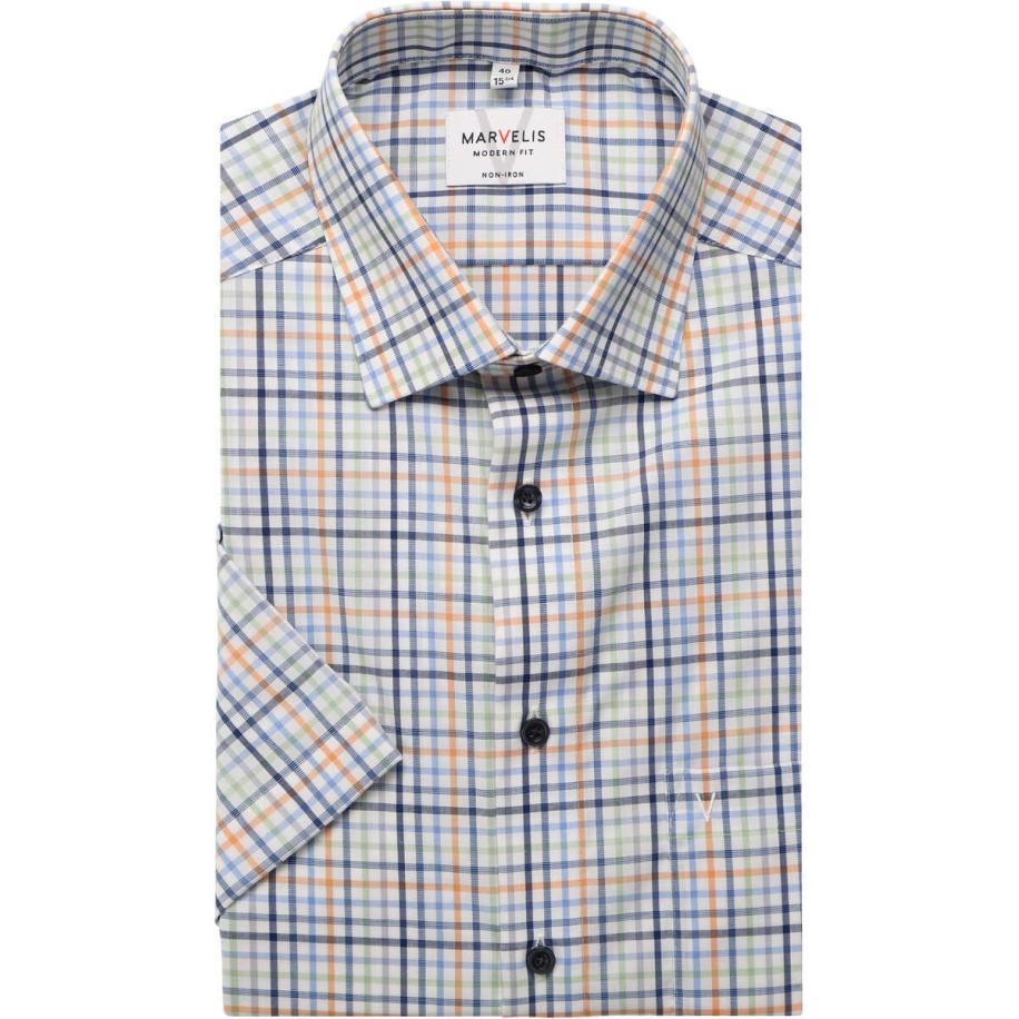 Marvelis Overhemd Korte mouw groen Groen