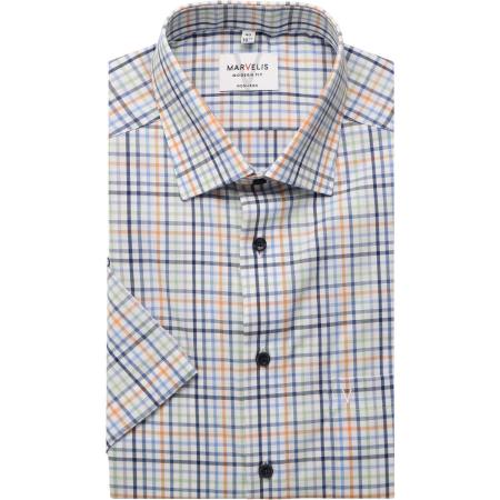 Marvelis Overhemd Korte mouw groen