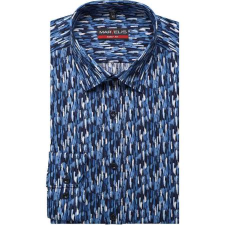 Marvelis Overhemd ML6 (vanaf 68 CM) blauw