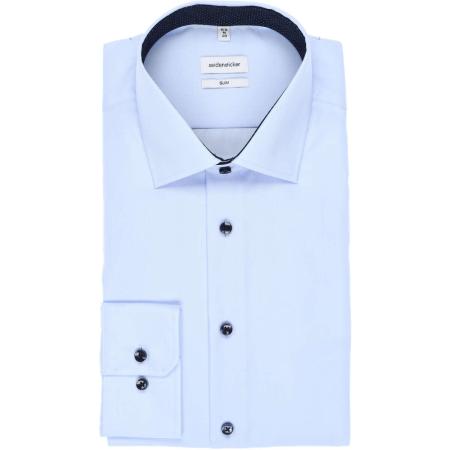 Seidensticker Overhemd lichtblauw, Effen