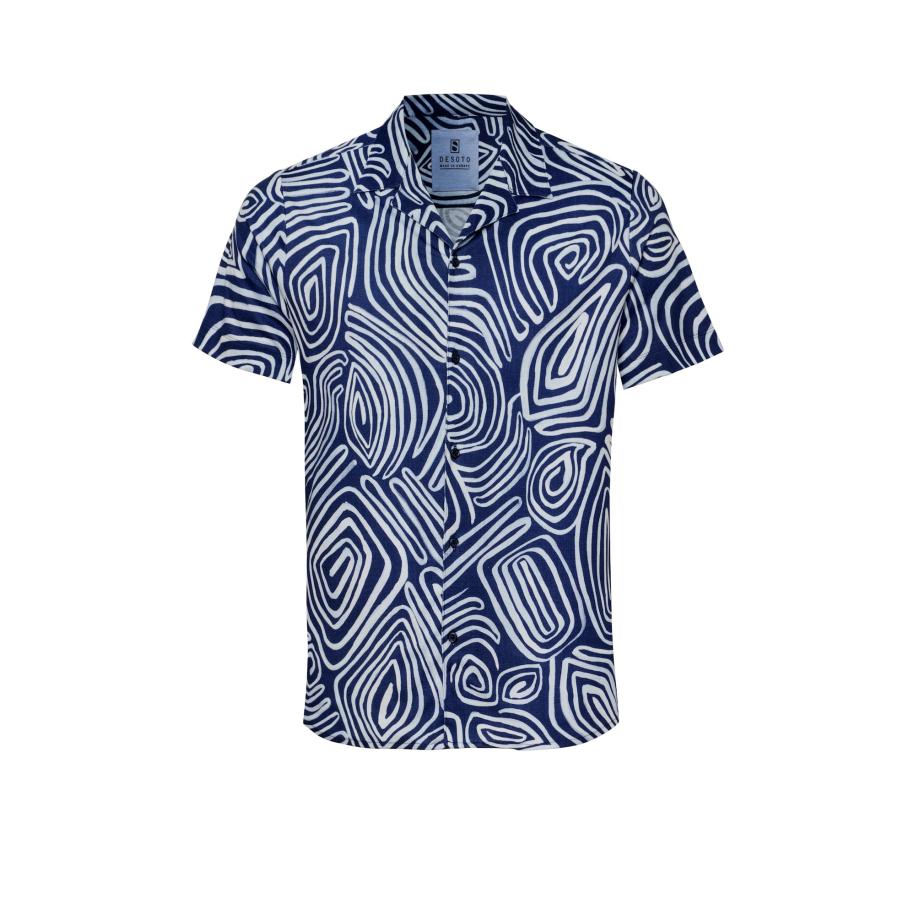 Desoto DESOTO Overhemd blauw / lichtblauw -