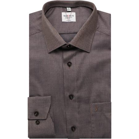 Marvelis Overhemd ML6 (vanaf 68 CM) bruin