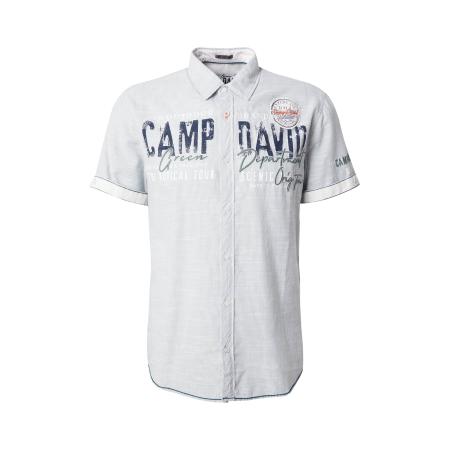 Camp David CAMP DAVID Overhemd navy / pastelgroen / rood / wit