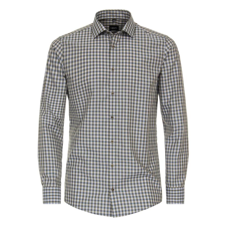 Venti Overhemd groen, Ruit Groen