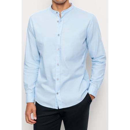 OLYMP Casual Overhemd blauw, Faux-uni