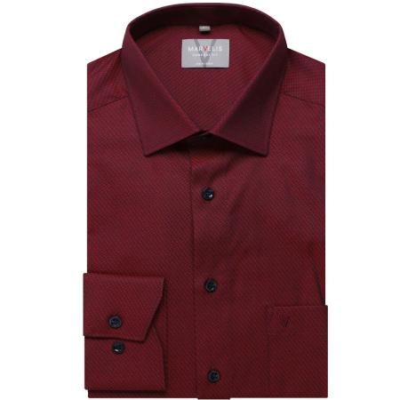 Marvelis Overhemd rood, Faux-uni
