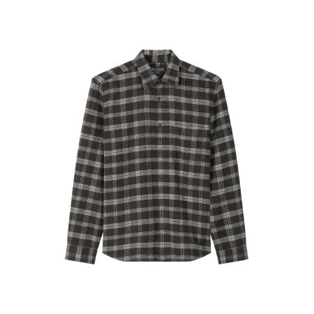 Marc O'Polo Marc OPolo Overhemd zwart / natuurwit