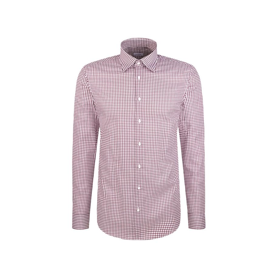 Seidensticker SEIDENSTICKER Zakelijk overhemd lila / wit -