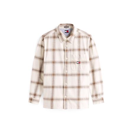 Tommy Jeans Tommy Jeans Overhemd beige / crème / bruin