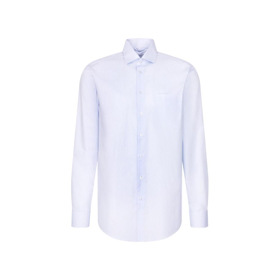 SEIDENSTICKER Zakelijk overhemd Schwarze Rose lichtblauw / wit Blauw