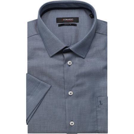 Leonardo by Jupiter Overhemd Korte mouw donkerblauw
