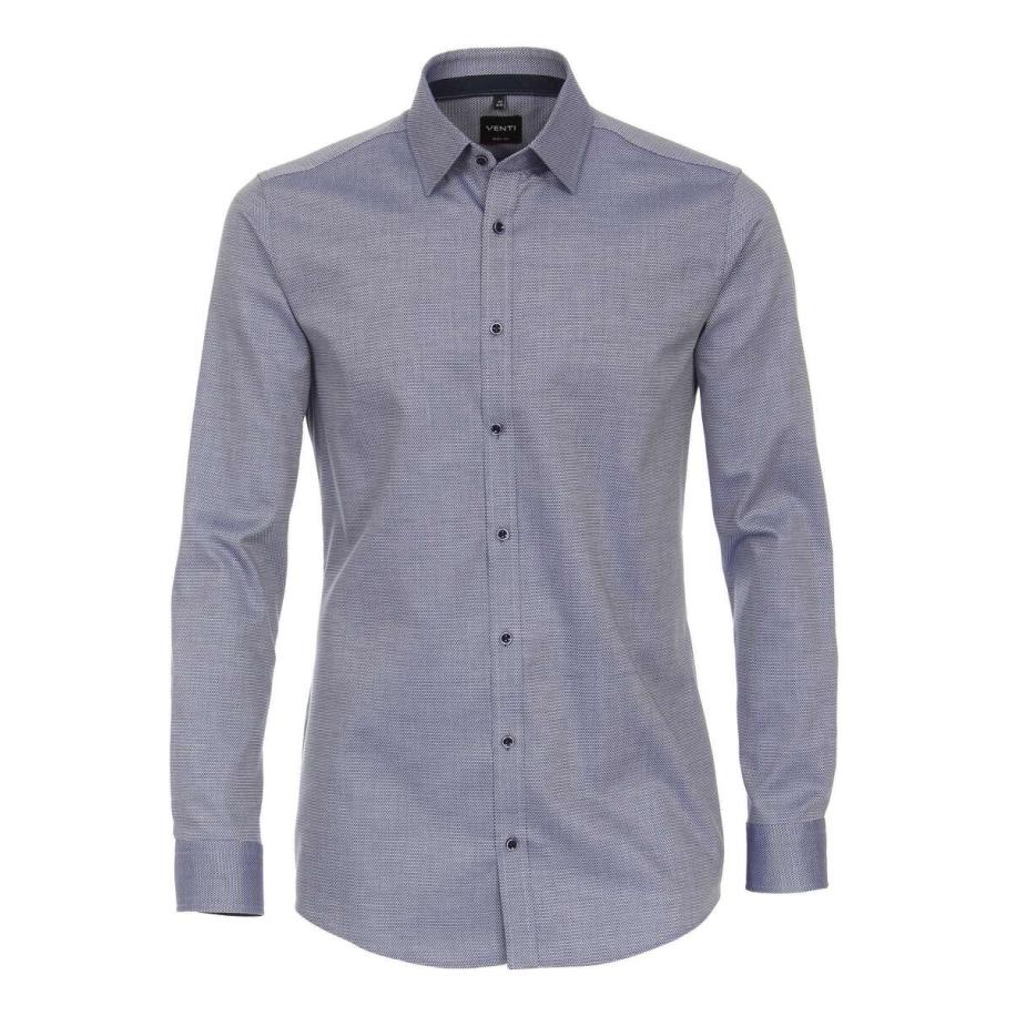 Venti Overhemd blauw, Faux-uni Blauw