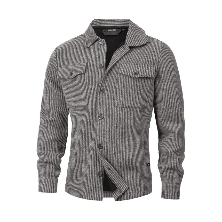 INDICODE JEANS INDICODE JEANS Overhemd Wheel grijs -