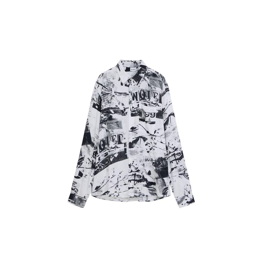 Desigual Desigual Overhemd zwart / wit -